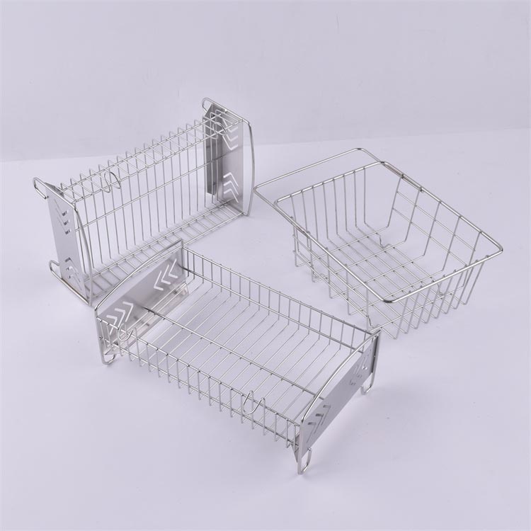 304不銹鋼餐具瀝淋水收納架 餐具消毒籃_http://m.bjavaya.com_不銹鋼編織網類_第1張